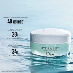 Dior Hydra Life Crème Sorbet Intense -Guerlain Soldes Magasin hydra life creme sorbet fraicheur 7