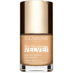 Clarins Skin Illusion Velvet Fond De Teint Mat Naturel & Hydratation -Guerlain Soldes Magasin sk illusion velvet 4