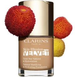 Clarins Skin Illusion Velvet Fond De Teint Mat Naturel & Hydratation -Guerlain Soldes Magasin sk illusion velvet 5