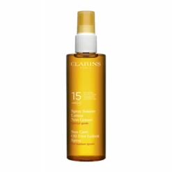 Clarins Spray Solaire Lotion Non Grasse Moyenne Protection UVA/UVB 15 Produit Solaire